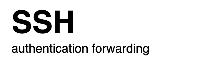 How to enable SSH authentication forwarding